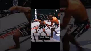 🇷🇺Khabib vs Barboza🇧🇷kicks ufc trendingshorts goat america [upl. by Atinreb]