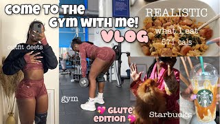 COME TO THE GYM WITH ME  My Weekly GluteLeg Workout  REALISTIC What I Eat In A Day high protein [upl. by Atews]