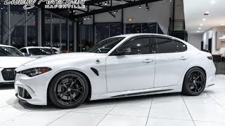 2018 Alfa Romeo Giulia Quadrifoglio IDEAL TUNE EXHAUST INTAKE TASTEFULLY MODIFIED [upl. by Ilatan260]