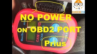 Toyota Prius OBD2 Port NOT working and FIX [upl. by Nnaecyoj942]