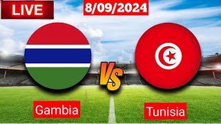 Gambia Vs Tunisia  CAF Africa Cup Fifa Live Score Match 2024 [upl. by Arabelle]