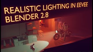 Blender 28 Realistic Lighting Setup  How to use Irradiance Volumes in EEVEE [upl. by Nomma]