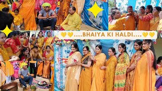 Bhaiya ki haldi 💛🏔️  part2 of bhaiyakishaadi AB73 [upl. by Secnarf694]