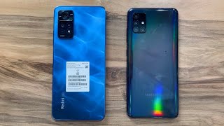 Xiaomi Redmi Note 11 Pro 5G vs Samsung Galaxy A51 [upl. by Lacram]