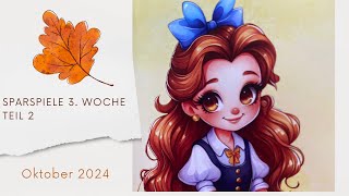 🍄🐿️ 3 SparspielRunde Oktober 2024 🍁🌼 Teil 2 🐿️🍄Sparen mit der Umschlagmethode [upl. by Pears174]