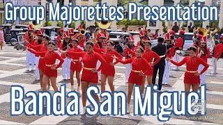 Banda San Miguel  Abucay Bataan Fiesta 2024  Group Majorettes Presentation [upl. by Wershba]