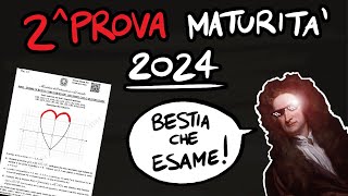 SOLUZIONE COMMENTATA 2° Prova di Matematica  Maturità 2024 [upl. by Carri172]