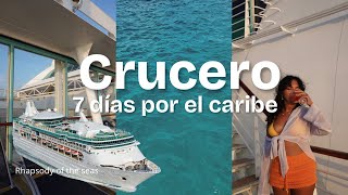 7 Días en el Caribe a Bordo del Rhapsody of the Seas  Playa SunsetsEntrenamiento y Mucha Comidaa [upl. by Leciram54]