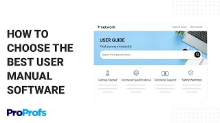 How to Choose the Best User Manual Software [upl. by Close]