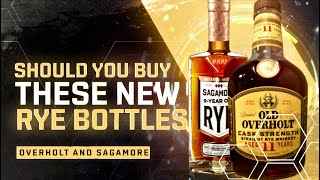 2 BRAND NEW Rye Whiskeys in 2024  Old Overholt 11 and Sagamore 9 [upl. by Maite216]