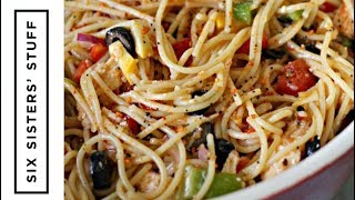 Spaghetti Pasta Salad Side Dish [upl. by Acilejna]