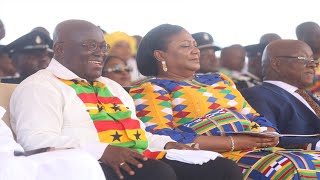 Break Nana Addo Bawumia amp wives storm 67th independence with Amerado Mpempem tan mpempem dɔ me [upl. by Arraeit]