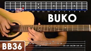 Buko  Jireh Lim Guitar Tutorial includes intro lead and rhythm [upl. by Athene]