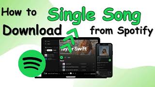 2024 Updated How to Download Individual Song from Spotify  Download Single One Song on Spotify [upl. by Uehttam]