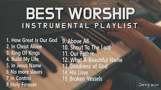 10시간 Best Christian Songs 2023 Worship Instrumental Music Playlist  잔잔한 피아노 찬양 연주 모음  기도음악 [upl. by Cerf]