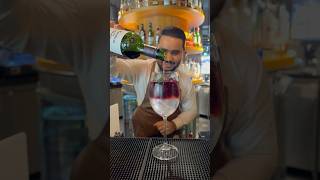 😱Red Wine Layered Cocktail🔥shorts cocktail drink [upl. by Fogel557]