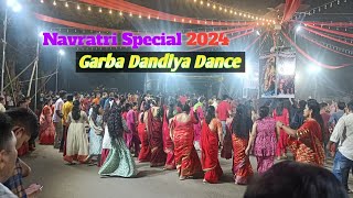 Navratri Special 2024 Garba Dandiya Dance  DandiyaGarbaDance  Jay Maa Durga mohanli2vlogs [upl. by Nosilla]