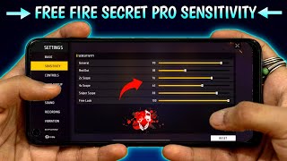 Free Fire Pro Sensitivity  Secret  Setting  Fire Button Size  New Headshot Setting [upl. by Yekcir]