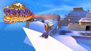 Spyro 3 Year of the Dragon  Skipping Moneybags in Frozen Altars [upl. by Adnamas241]