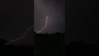 Lightning in SlowMotion Sony Cybershot RX100 VII [upl. by Orola]