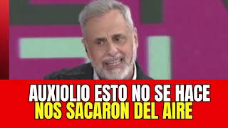 LLORA JORGE RIAL EN VIVO TENSION EN C5N JORGE RIAL ES SACADO DL AIRE POR EL GOBIERNO EN PLENO VIVO [upl. by Nivloc]