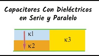 Capacitores en Serie y Paralelo Con Dieléctricos [upl. by Hemingway]