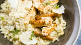 Recette  Recette de risotto au poulet [upl. by Hanah]