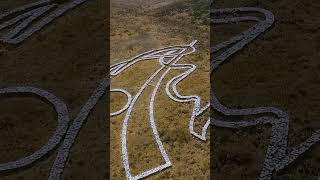 Crazy Drone Discovery Zelda Geoglyph in Real Life shorts [upl. by Yatnuahc]