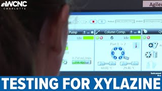 Inside an NC facility testing for xylazine [upl. by Werdnael]