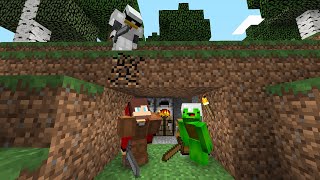 Speedrunner VS Hunters in Minecraft [upl. by Teerprug]