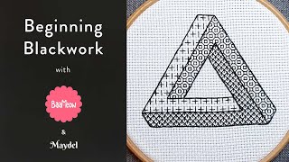 How to do Blackwork Embroidery [upl. by Aihsile]