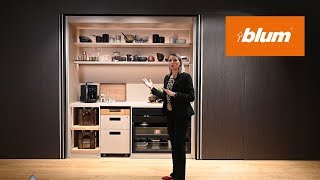 Pocketsystems Hide large living areas  Blum  interzum 2019 [upl. by Reiners365]