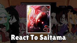 Uppermoons  Muzan react to Saitama [upl. by Niel]