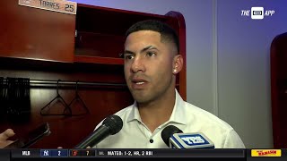 Gleyber Torres after his homer in Baltimore [upl. by Eicrad]