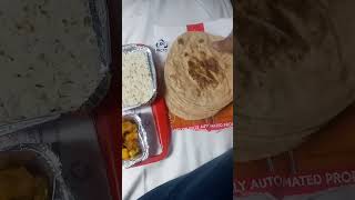 Rajdhani express 3Ac food review [upl. by Rafe]