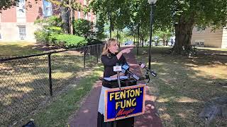 Cranston Mayoral Candidate FentonFung Comments Alleged Auto Theft ChargesCranston Mayor Hopkins [upl. by Lorianne]