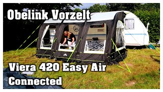 Vorzelt Obelink Viera 420 Easy Air Connected  Aufbau und Test  Hobbyfamilie [upl. by Luhem]