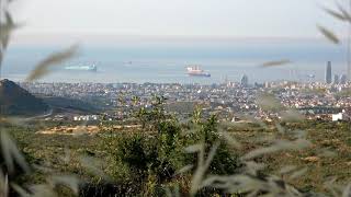 Limassol Panorama from Agios Athanasios hills [upl. by Drofla]