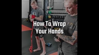 How To Wrap Your Hands  Boxing  Best Method For Beginners [upl. by Anilem232]