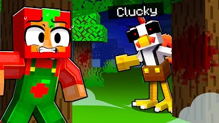 Scaring My Friends as CLUCKY in Minecraft [upl. by Leksehcey]