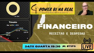 Power BI Financeiro Receitas e Despesas [upl. by Mcgill]