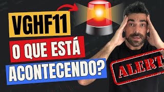 VGHF11  QUEDA ABSURDA DOS DIVIDENDOS [upl. by Tobe344]