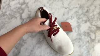 Loro Piana Cream Knit Fabric 360 LP Flexy Walk Sneakers Review [upl. by Fiorenze]