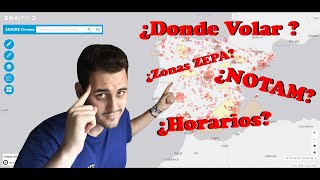 Donde SI🛩️ y donde NO🚫 podemos volar Interpreta el mapa de Enaire Drones [upl. by Nas60]