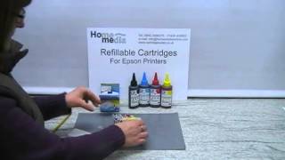 Filling Epson Refillable Cartridges [upl. by Tdnarb]