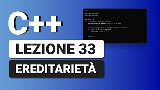 Ereditarietà delle Classi  C Tutorial Italiano 33 [upl. by Nylirad742]