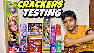 Crackers Stash Testing 2024  diwali crackers testing video  suraj ke experiment [upl. by Atalanta219]