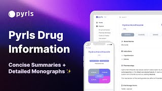 How to Use Drug Summaries In Pyrls [upl. by Timms]