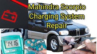 Charging system repair  Mahindra scorpio jeep [upl. by Hultgren]