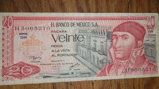 La Historia De México En Un Solo Billete Billete de 20 pesos Banco De México quotMorelos [upl. by Normy]